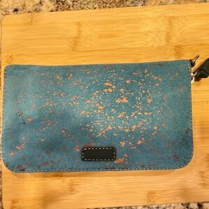 Consuela Nilo Milo Slim Wallet – Turquoise Metallic